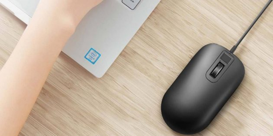 Мышь Xiaomi со сканером отпечатка пальца позволит забыть о паролях