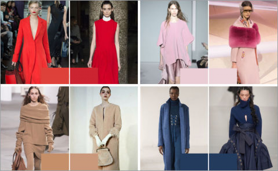 Цвета сезона! Нью-Йорк - Лондон: сравниваем палитры Pantone